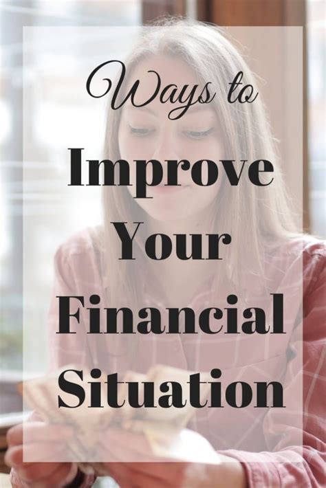 Ways To Improve Your Financial Situation Time And Pence