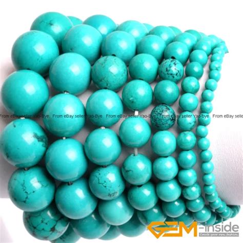 BRACELET EXTENSIBLE PIERRE turquoise bleue énergie guérison perles fait