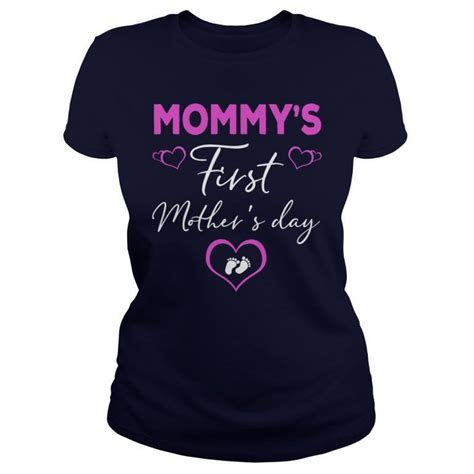 Pin On Womens My First Mothers Day Pregnancy Announcement Shirt