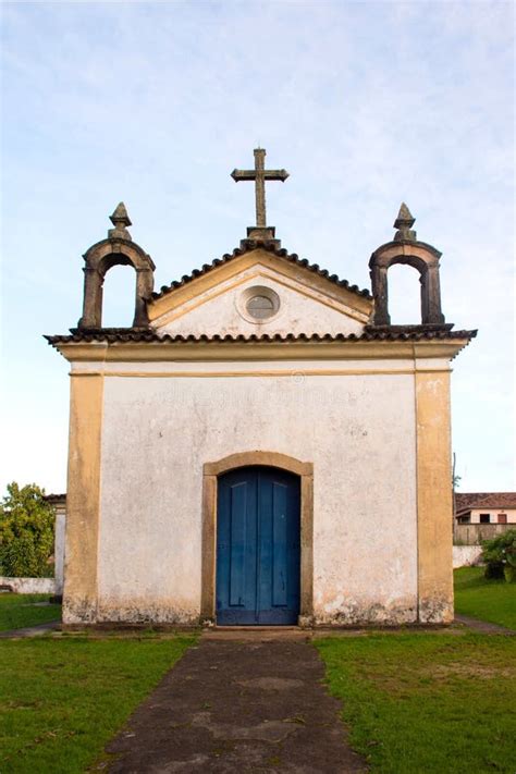 Front View Of The S O Sebasti O Chapel Ouro Preto Minas Gerais