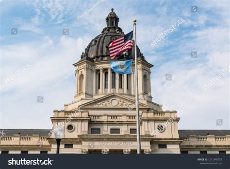 Facade South Dakota Capital Building Pierre Stock Photo 1211340751 ...