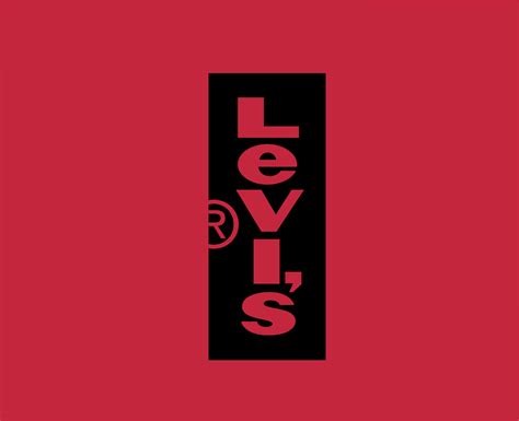 Levis logo marca ropa símbolo negro diseño Moda vector ilustración con