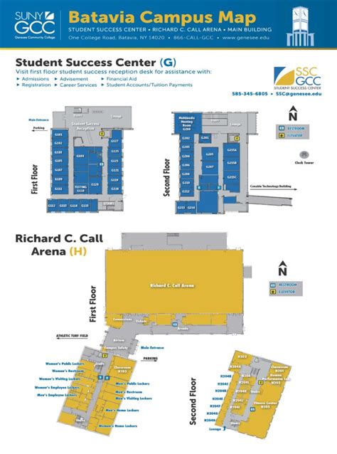 Batavia Campus Map Genesee Community College