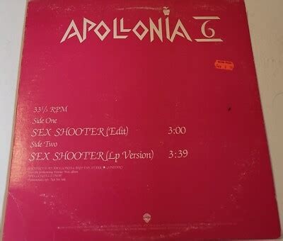 Apollonia 6 Sex Shooter 1984 Warner Bros PRO A 2190 PROMO EX EBay
