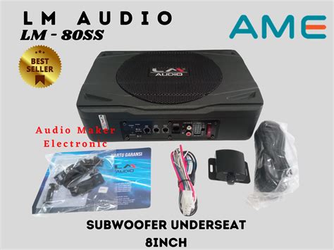 Subwoofer Kolong LM AUDIO 8 Inch LM 80S Bass Tebal Subwoofer Aktif LM