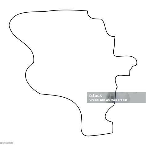 Msida District Map Administrative Division Of Malta Vector Illustration ...