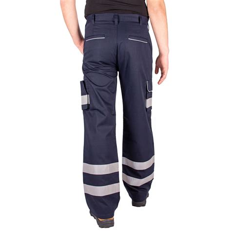 Pantaloni De Lucru Cargo Pentru Barbati Cu Benzi Reflectorizante