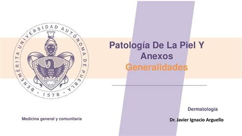 Patologia De La P El Lesiones Primarias Javier Ignacio Arg Ello