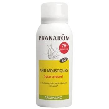 Aromapic Spray Anti moustique Corporel Bio 200ml Pranarôm IllicoPharma