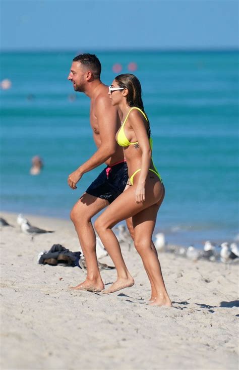 Chantel Jeffries In A Neon Bikini In Miami Beach CelebMafia