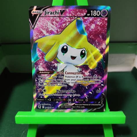 Pokemon Tcg Jirachi V Full Art Hobbies Toys Toys Games On Carousell