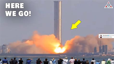 spacex launching starship super heavy  orbit finally   edge