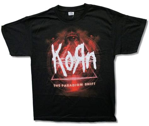 Details About Korn Encounter The Paradigm Shift Black T Shirt New