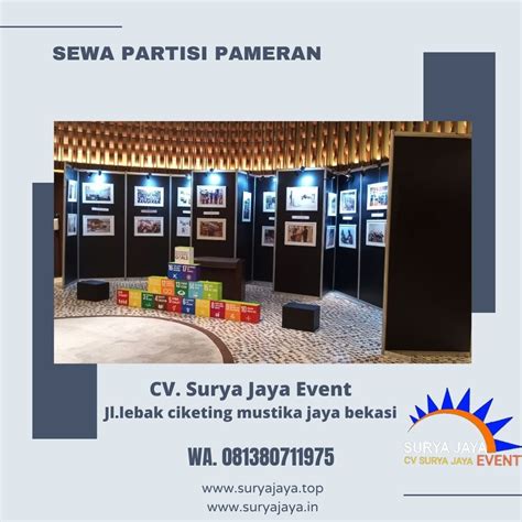 Partisi Pameran Surya Jaya Rental Equipment