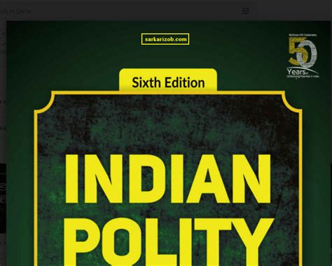 Indian Polity 6th Edition M Laxmikant PDF Hindi English