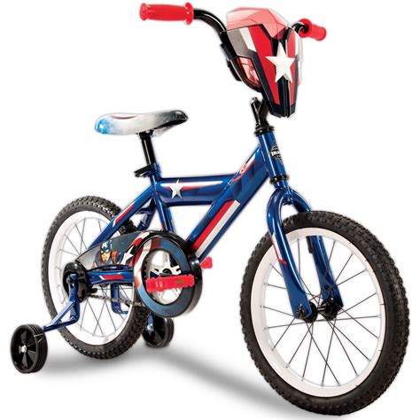 Captain America 16 Inch Boys Blue And Red Bike By Huffy Walmart