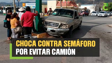 Choca Contra Sem Foro Por Evitar Cami N