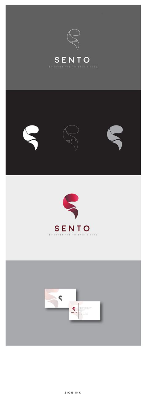 sento logo design  behance