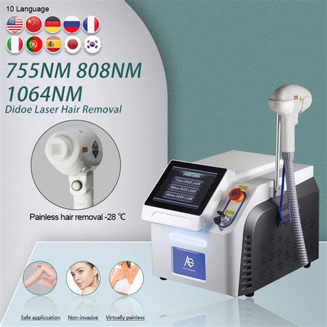 808nm Diode Laser Hair Removal Machine 3 Wavelength Laser Beauty