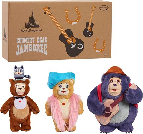 NEW Walt Disney World 50th Anniversary Country Bear Jamboree Plush Set ...