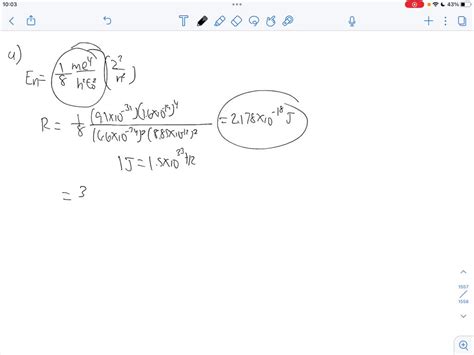 SOLVED: The Rydberg Constant [1] (a) Calculate the Rydberg constant R ...