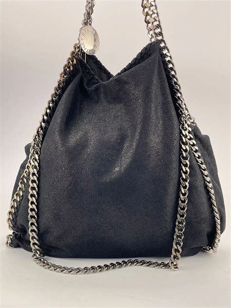 Stella McCartney Black Falabella Bag Dress Cheshire Preloved