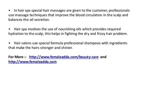 Hair spa treatments and its benefits