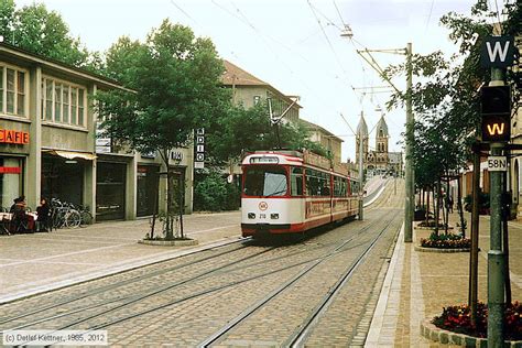 Deutschland Stra Enbahn Freiburg Im Breisgau Triebwagen