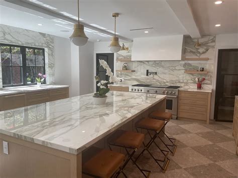 Better Than Marble Calacatta Gold Borghini Porcelain Kitchen