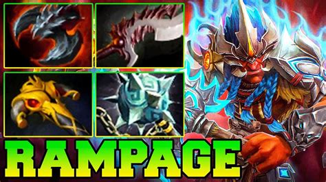 Rampage Troll Warlord Troll Warlord Dota Safelane Pro Gameplay