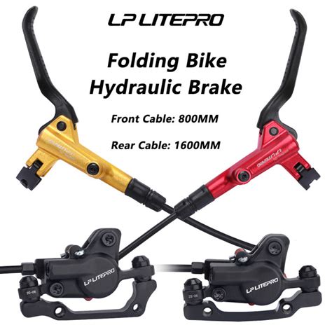 LP Litepro Folding Bike Brakes BMX Hydraulic Disc Brake Aluminum Alloy