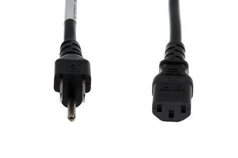 Ac Power Cord Jis8303 To C13 25 Meters Black