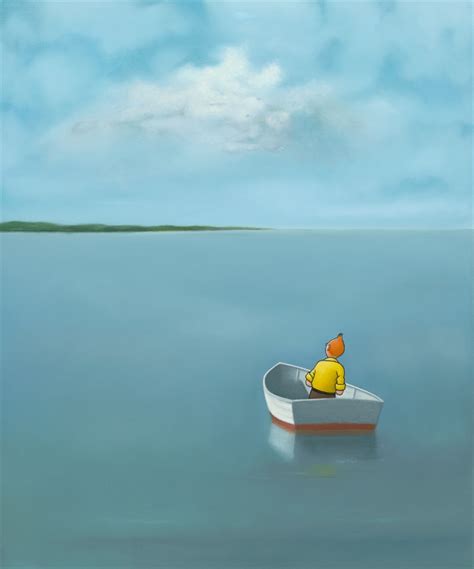 Ole Ahlberg Silent Sea giclée tryk 2023 Galleri Comicart dk