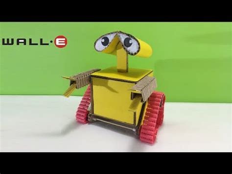 ROBOT eléctrico WALL E genial como hacerlo utilizando solo cartón