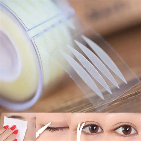 Cheap Pcs Invisible Eyelid Sticker Lace Eye Lift Strips Double