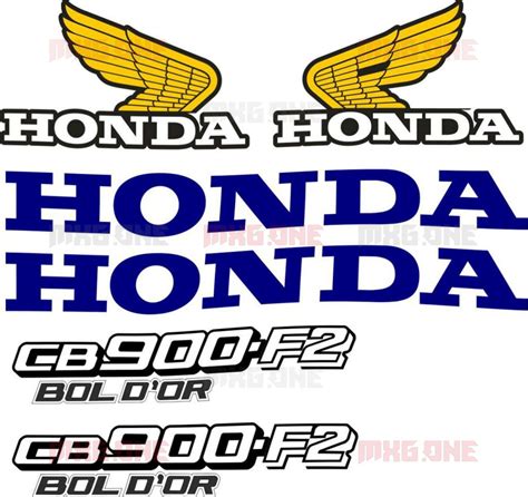 Honda Cb F Stickers Set Mxg One Best Moto Decals