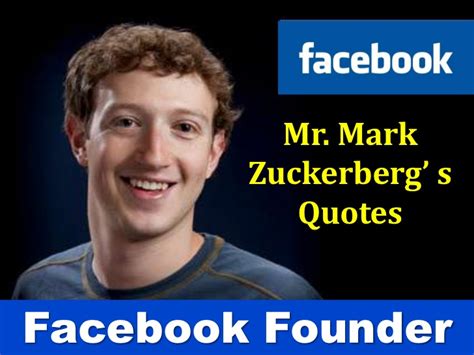 Mark Zuckerberg Quotes On Success Quotesgram