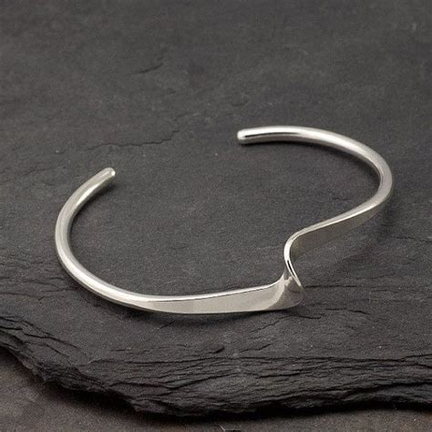 Sterling Silver Cuff Bracelet Cuff Bracelet Silver Bracelet - Etsy 日本 ...