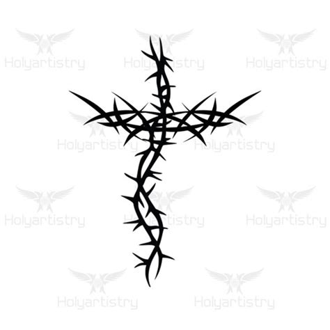 Cross Svg Crown And Cross Cutting File For Cricut Vector Silhouette For Customizing T Shirts