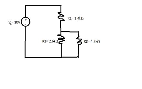 Solved A For The Circuit Shown Above Use Voltage Division