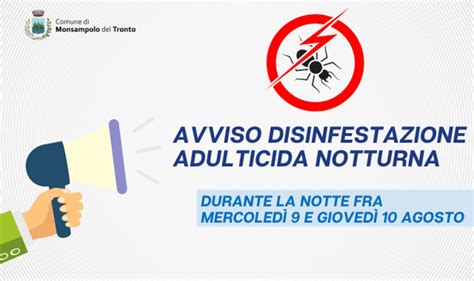 Avviso Disinfestazione Adulticida Notturna Comune Di Monsampolo Del