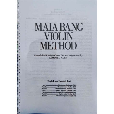 Jual Buku Biola Maia Bang Violin Method Book 5 Sixth And Seventh