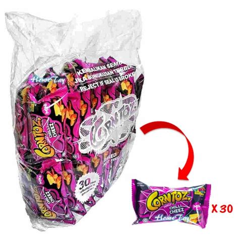 HALAL Mini Corntoz Chilli Cheez Hot Spicy Smoky Bbqz 30 S X 15g Shopee Malaysia