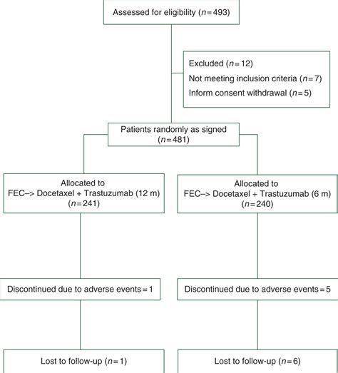 Six Versus Months Of Adjuvant Trastuzumab In Combination With Dose