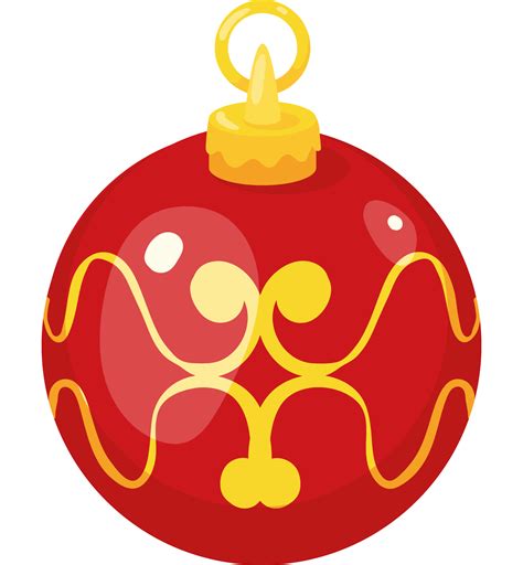 Bola Vermelha De Natal Pendurada Png