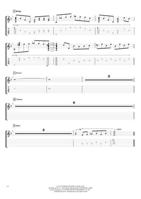 No Surprises Tab by Radiohead (Guitar Pro) - Full Score | mySongBook