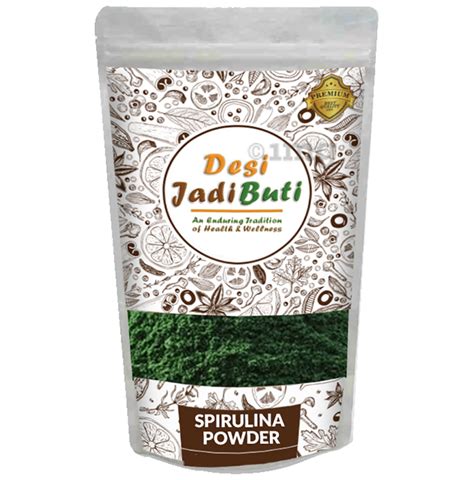 Desi Jadi Buti Spirulina Powder Buy Packet Of 900 0 Gm Powder At Best