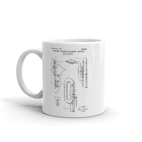 Saxophone Patent Mug