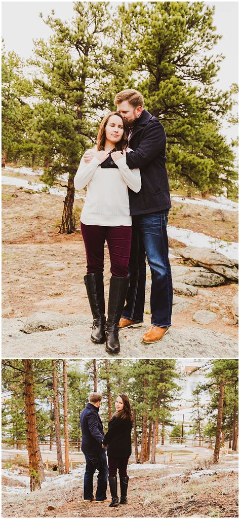 Engagement Session at Evergreen Lake House - Swing Photo Colorado Blog