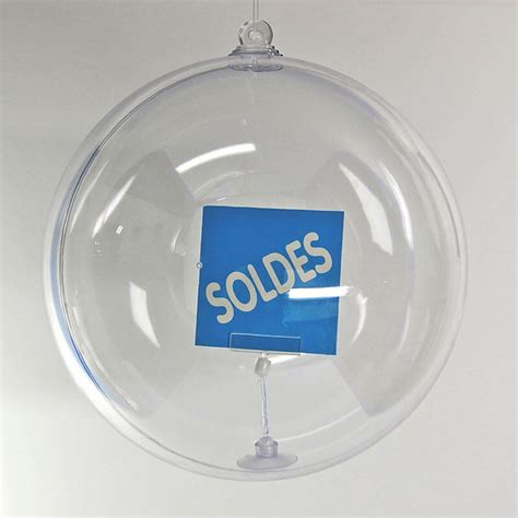 Boule Transparente Suspendre Sigma Signaletique